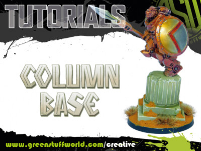How to make column bases for miniatures?